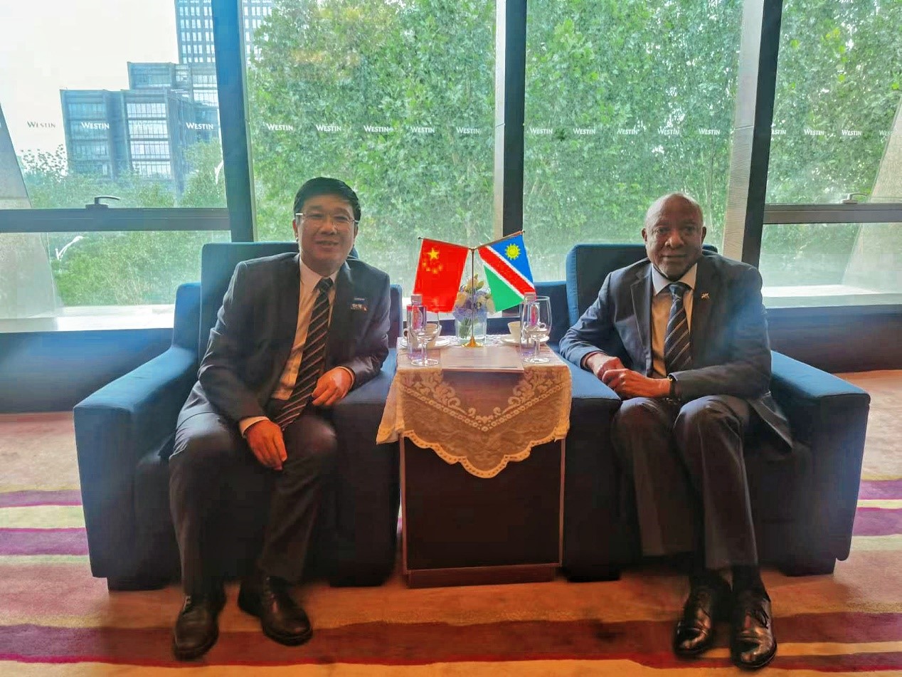 中非合作论坛期间Galaxy银河资源 董事长王平卫拜会三国总统