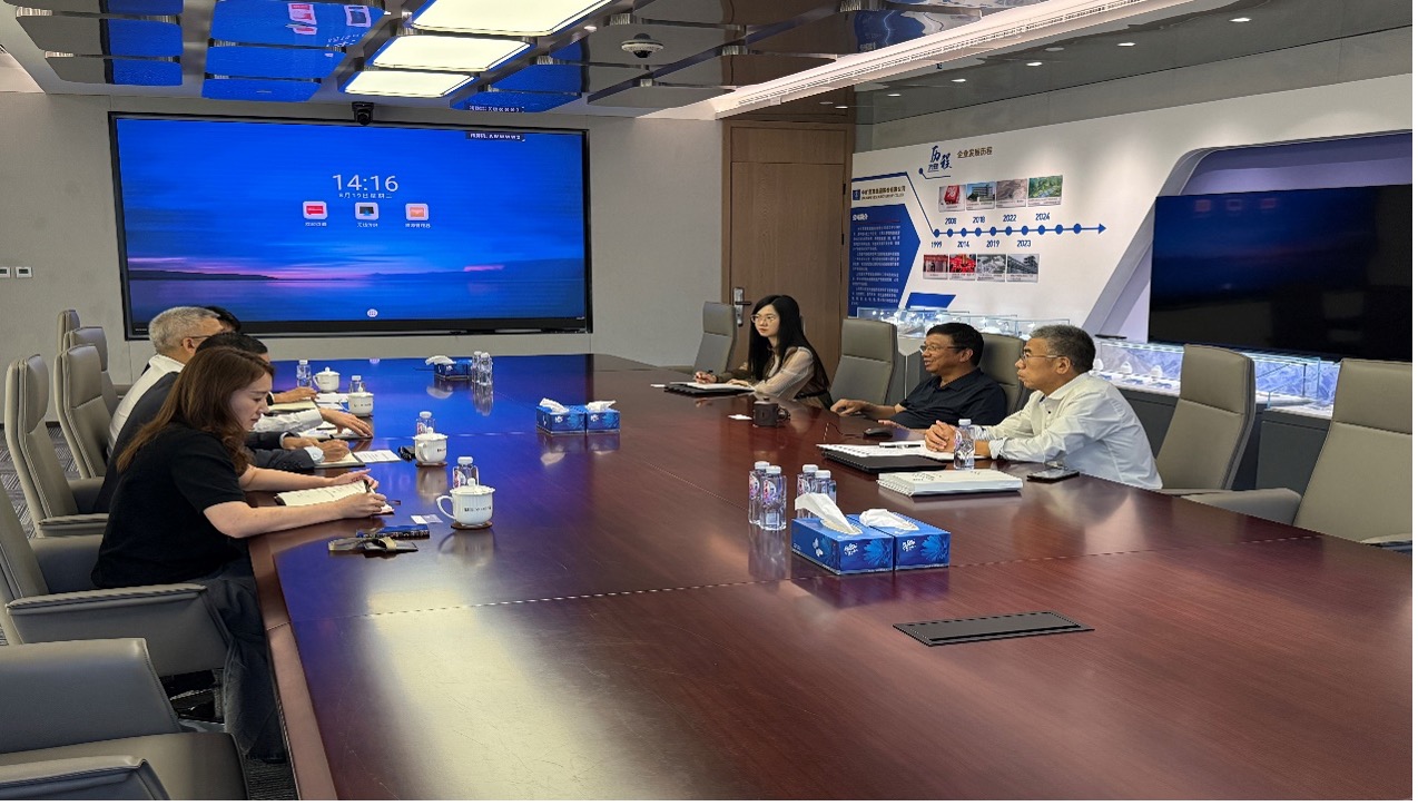 中非发展基金副总裁余焯锐一行到访Galaxy银河资源总部